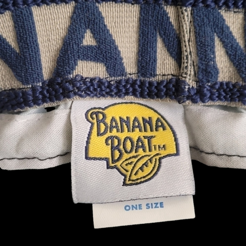 BANANA Boat | Unisex Sun Hat Blue Palms OS - Picture 15 of 16